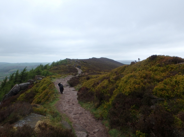 Heading north along The Roaches Edge